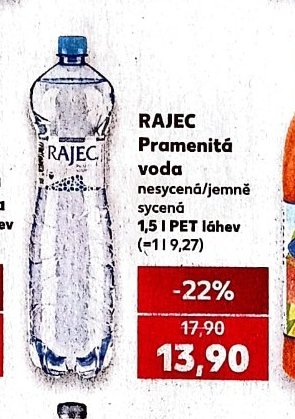 Rajec Pramenitá voda