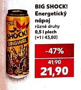 Big Shock! Energetický nápoj