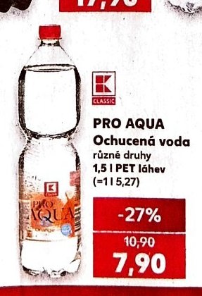 Pro Aqua Ochucená voda
