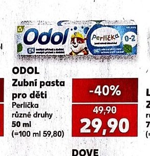ODOL Zubní pasta pro děti
