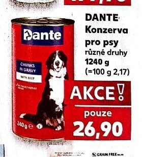 DANTE Konzerva pro psy