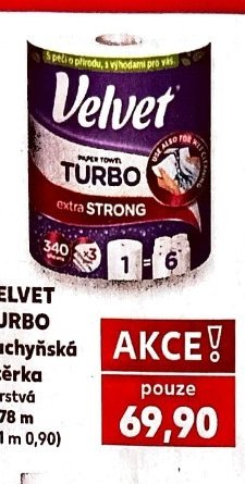 VELVET TURBO Kuchyňská utěrka