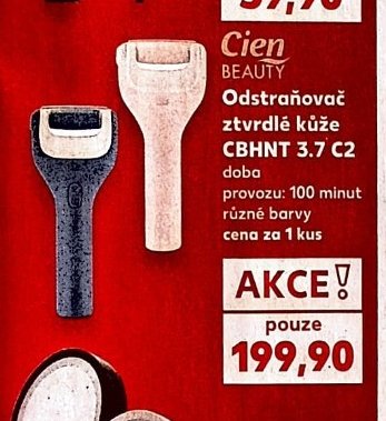 Cien BEAUTY Odstraňovač ztvrdlé kůže CBHNT 3.7 C2