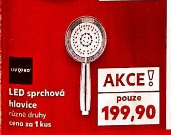 LIVARNO LED sprchová hlavice