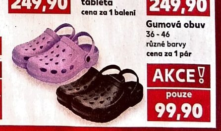 Gumová obuv