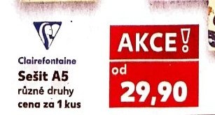 Clairefontaine Sešit A5