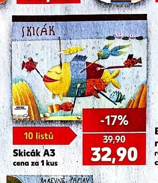 Skicák A3