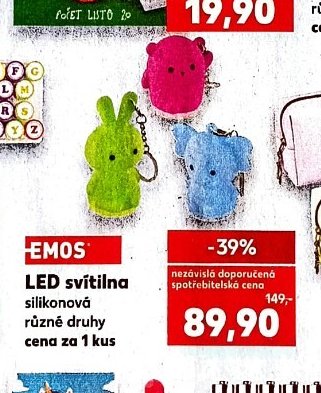 Emos LED svítilna silikonová