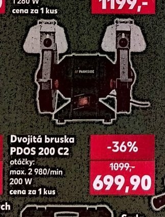 Dvojitá bruska PDOS 200 C2