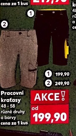 Pracovní kraťasy