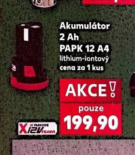 Akumulátor 2 Ah
