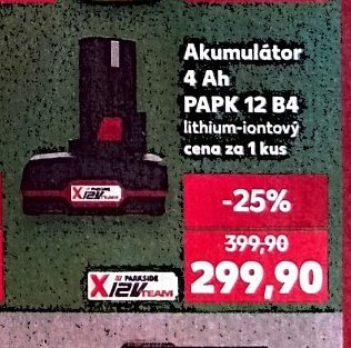 Akumulátor 4 Ah