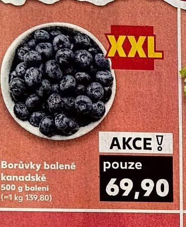Borůvky balené kanadské