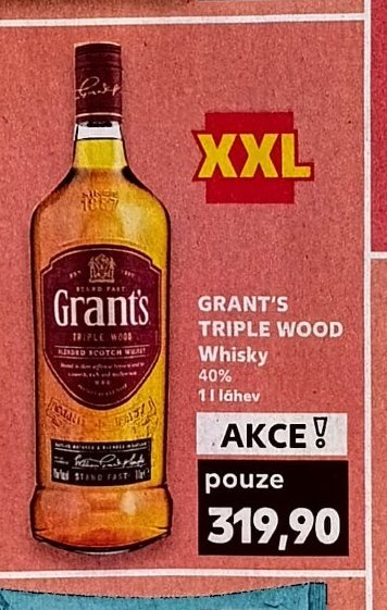 GRANT'S TRIPLE WOOD Whisky