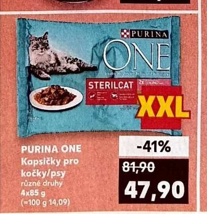 PURINA ONE Kapsičky pro kočky/psy