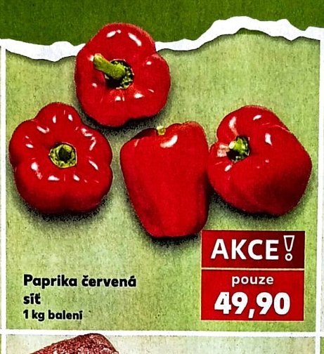 Paprika červená síť 1 kg
