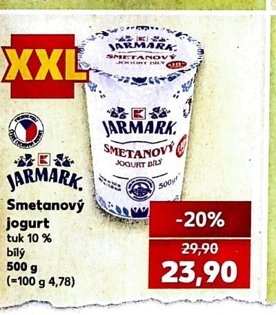 JARMARK Smetanový jogurt 500 g