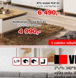 Konferenční stolek PLISSEE