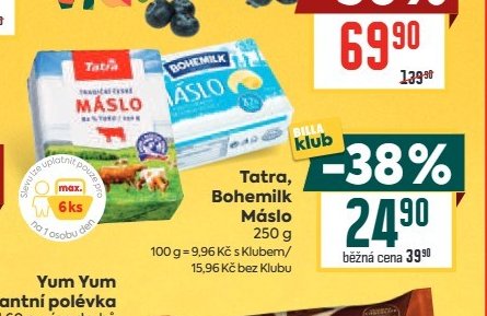 Tatra, Bohemilk Máslo