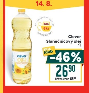 Clever Slunečnicový olej