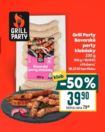 Grill Party Bavorské party klobásky