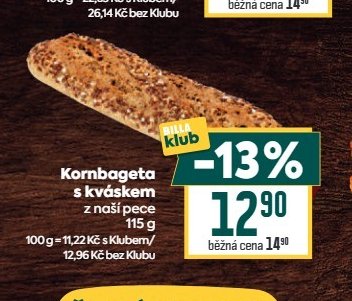 Kornbageta s kváskem