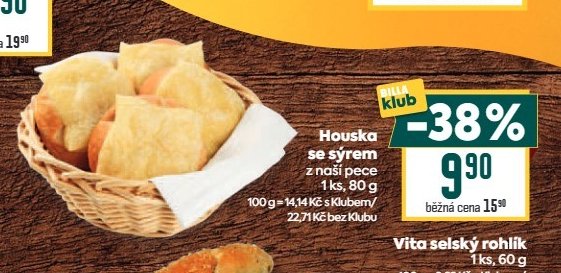 Houska se sýrem