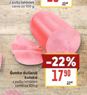 Šunka dušená kulatá