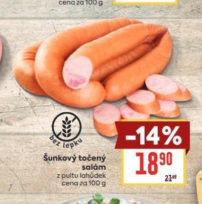 Šunkový točený salám