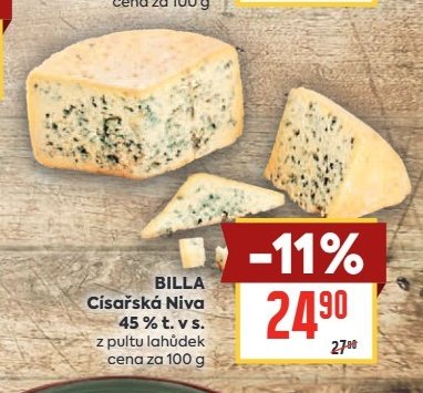 BILLA Císařská Niva