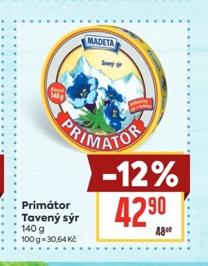 Primátor Tavený sýr