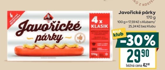 Javořické párky