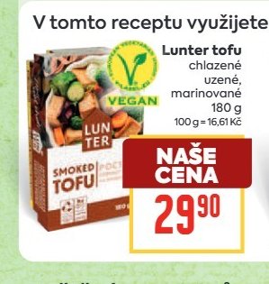 Lunter tofu uzené, marinované