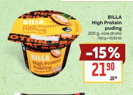 BILLA High Protein puding