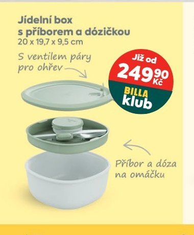 Jídelní box s příborem a dózičkou