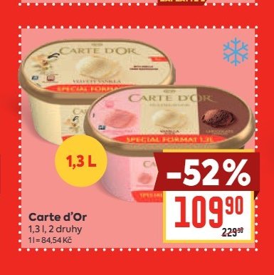 Carte d'Or 1,3 l