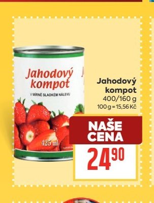 Jahodový kompot