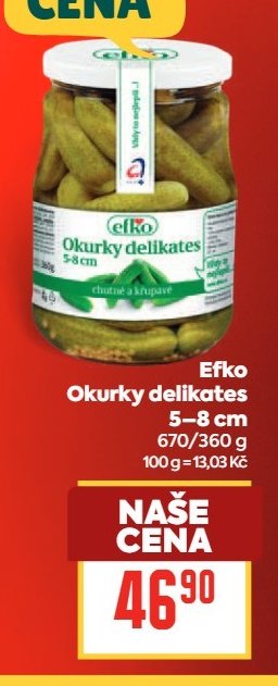 Efko Okurky delikates