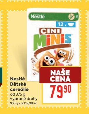 Nestlé Dětské cereálie