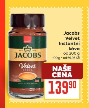 Jacobs Velvet Instantní káva