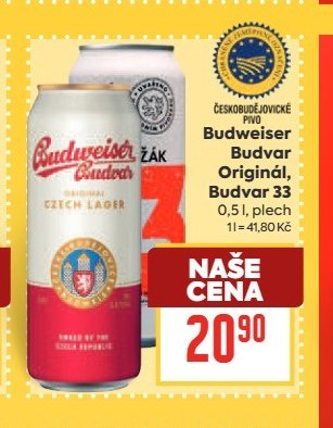 Budweiser Budvar Originál