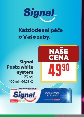 Signal Pasta white system 75 ml