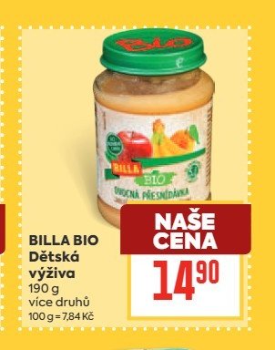BILLA BIO Dětská výživa