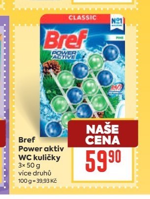 Bref Power aktiv WC kuličky