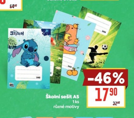 Školní sešit A5
