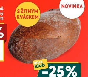 Chléb s žitným kvasem