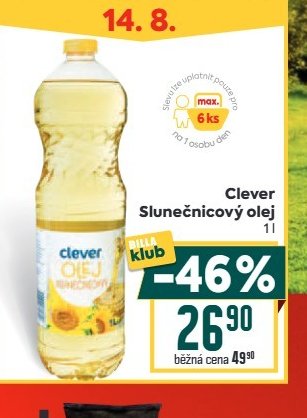 Clever Slunečnicový olej