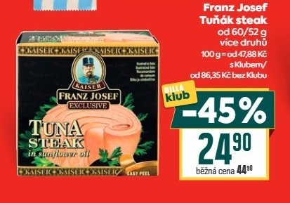 Franz Josef Tuňák steak