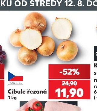 Cibule řezaná