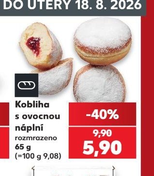 Kobliha s ovocnou náplní